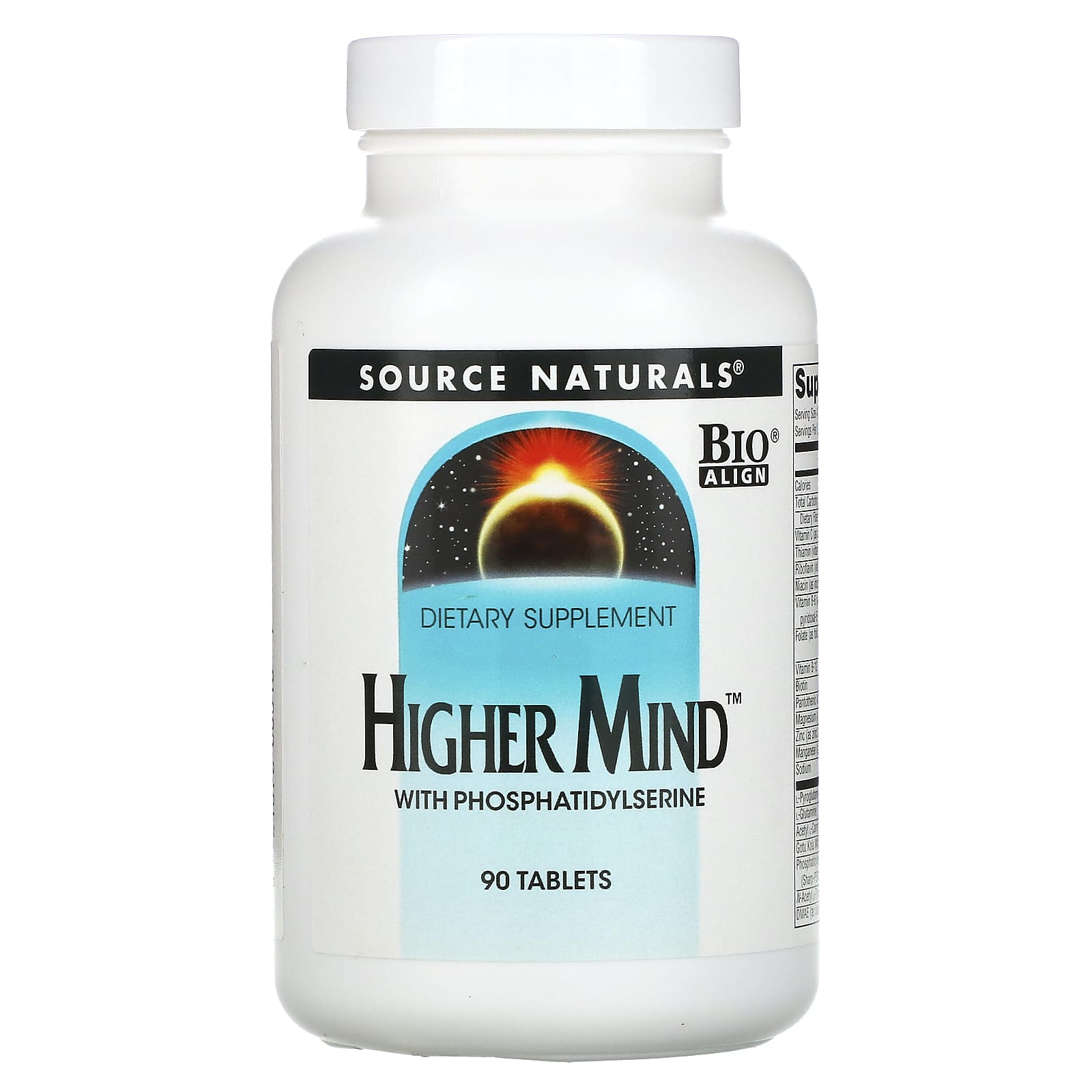 Source Naturals, Higher Mind, 90 Tablets UPC 021078000167 | Hilife Vitamins